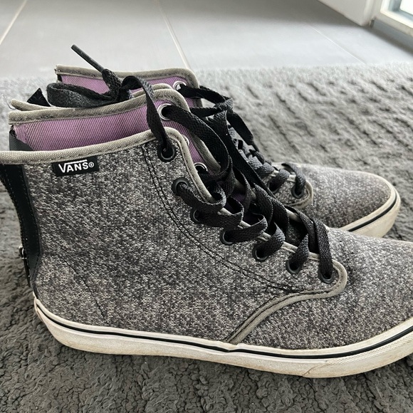 Vans Heather Gray High-Top Sneakers - Picture 1 of 4